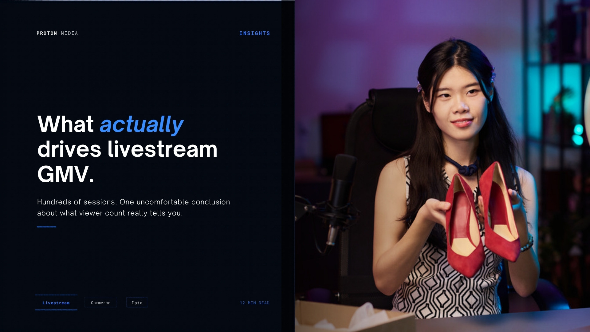 We Analyzed Hundreds of Livestream Sessions. Here's What Actually Drives GMV.